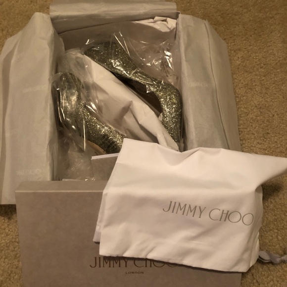 Brandnew Jimmy Choo Romy 100 Light Bronze - Picture 3 of 3